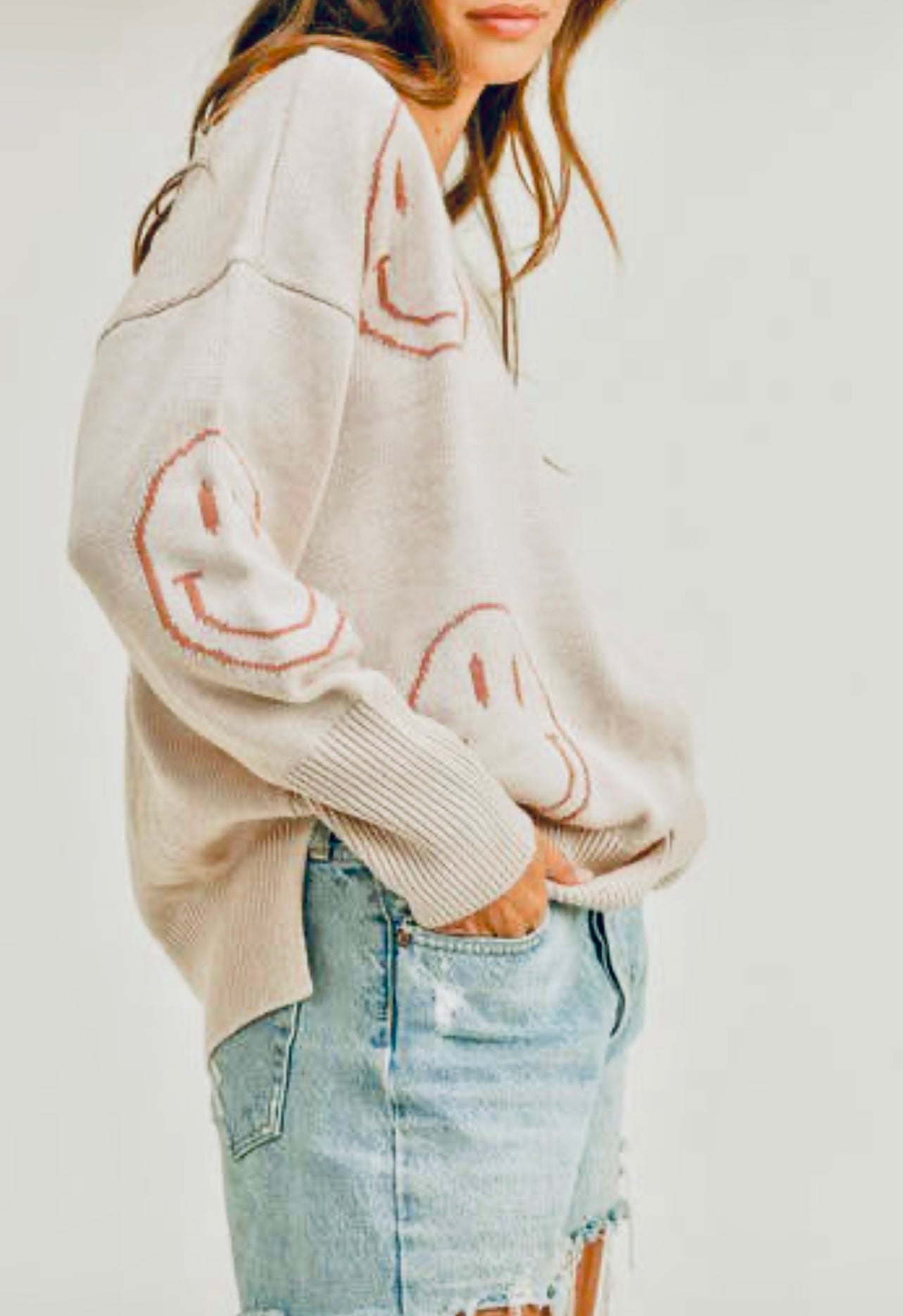 The Drew Smile Sweater