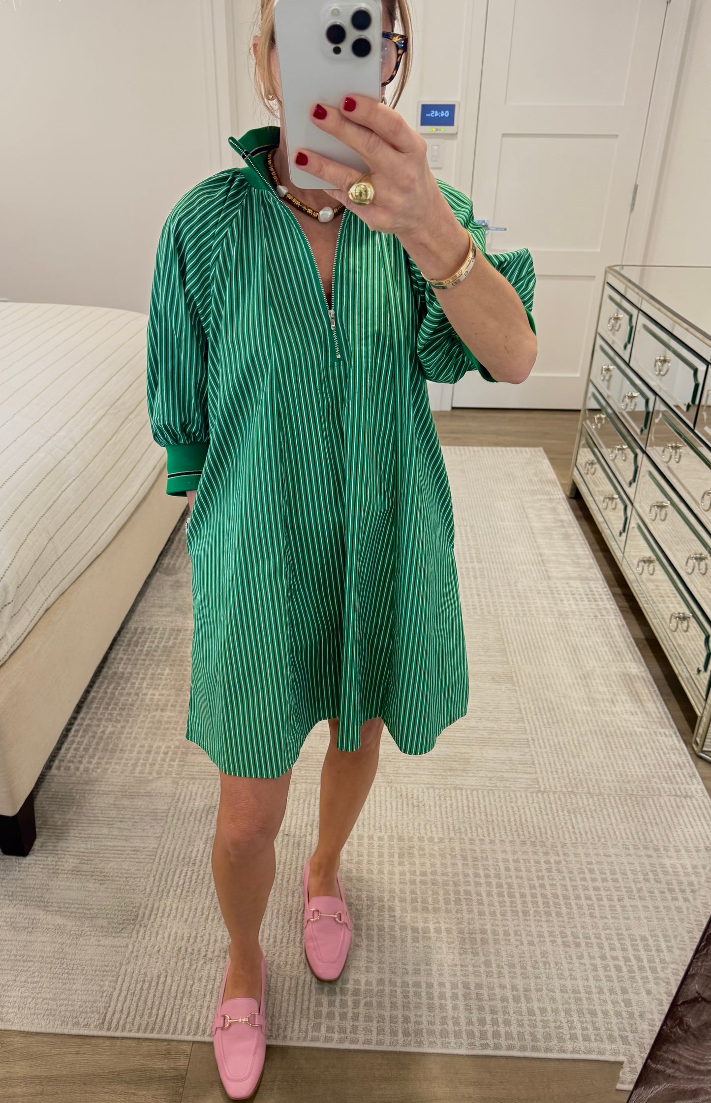 The Sutton Harbor Green Dress