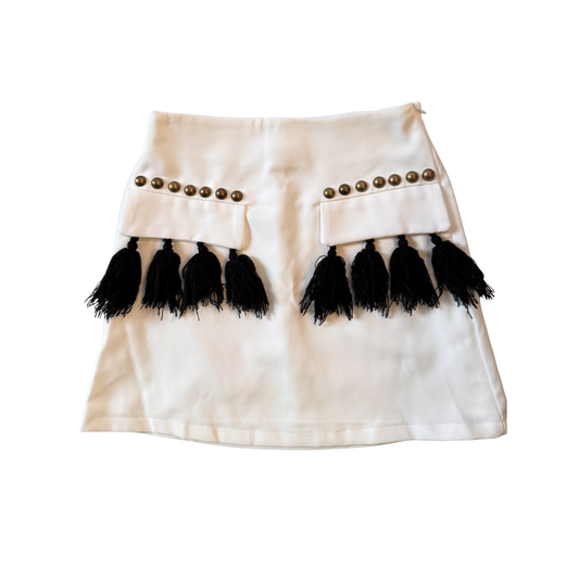 The Tassel Mini Skirt