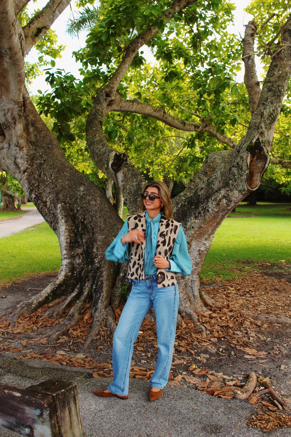 The Light Leopard Vest