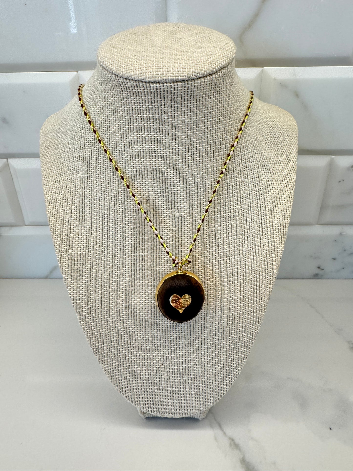 Petite Rope Adjustable Bean Necklace