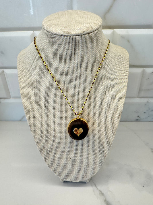 Petite Rope Adjustable Bean Necklace