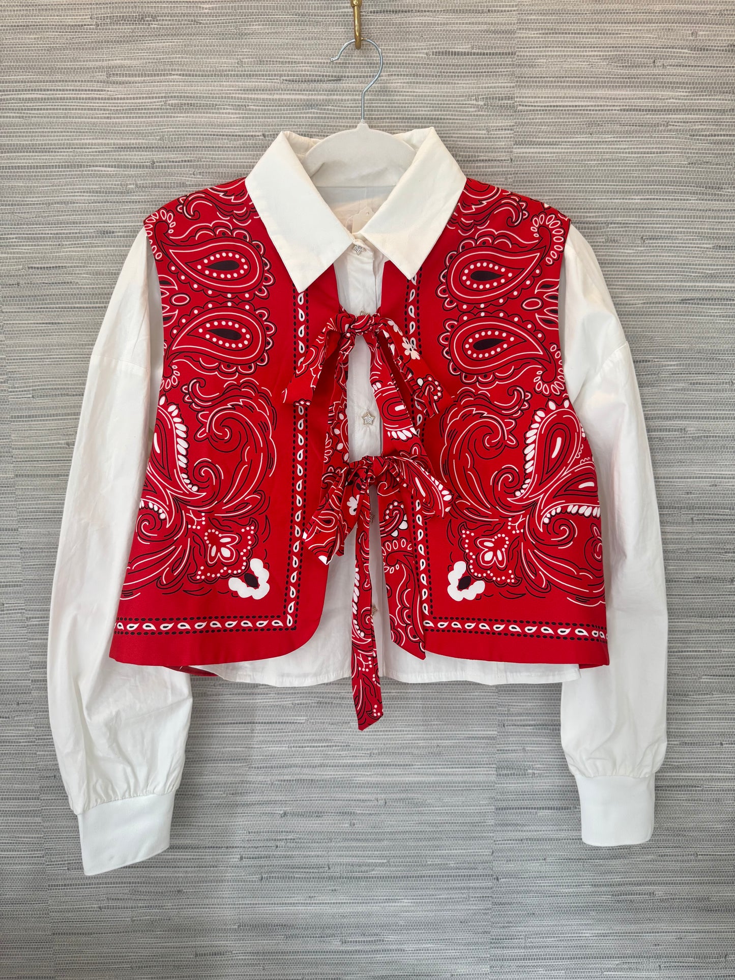 The Double Bow Bandana Vest