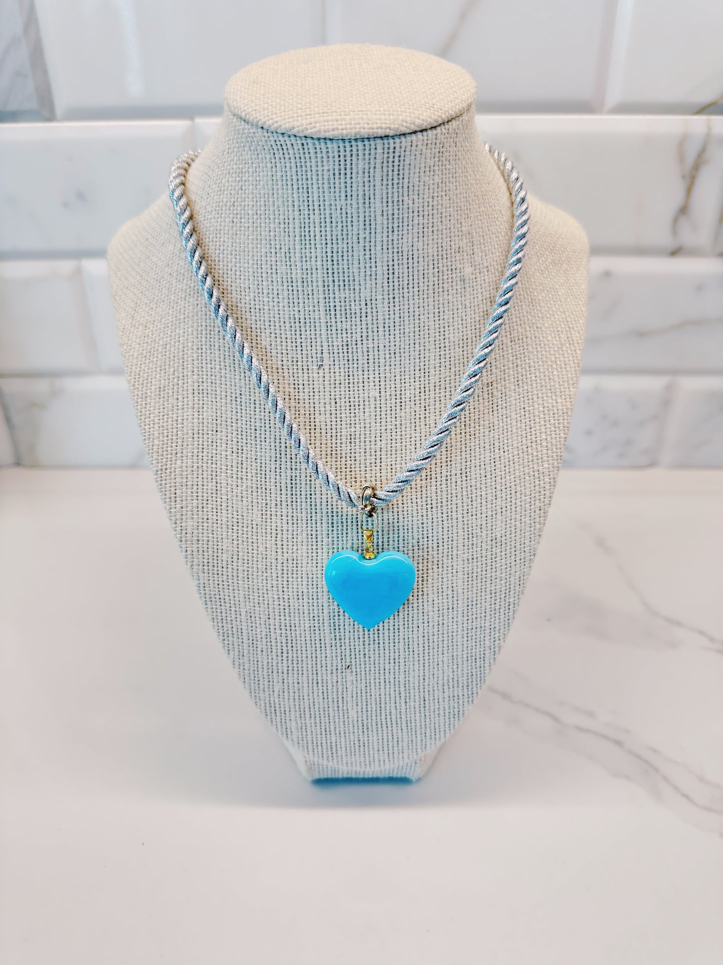 Candy Hearts Rope Necklace