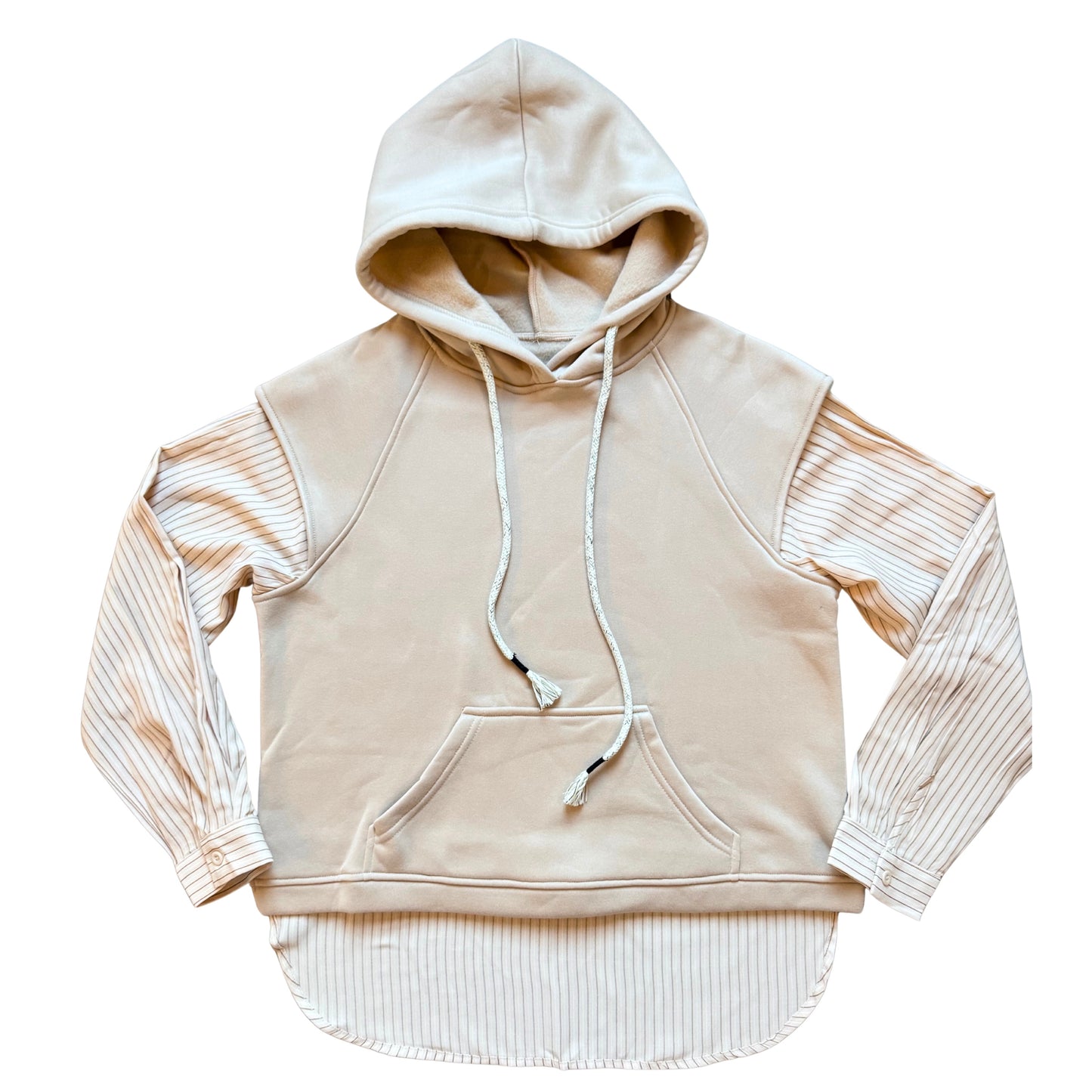 The Tan Hybrid Pullover