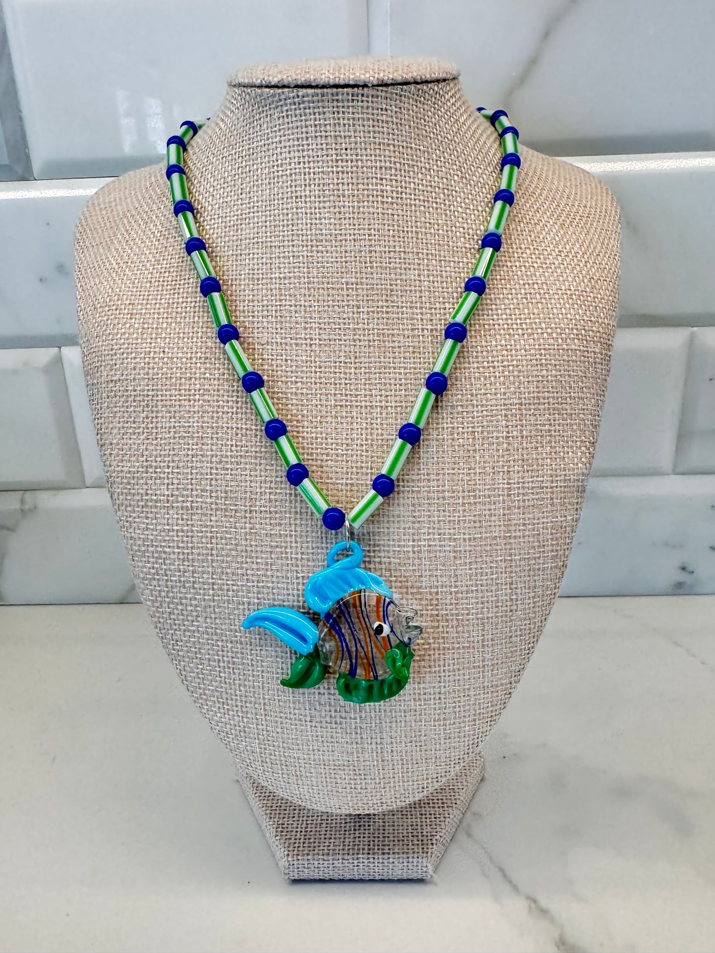 The Glass Clown Fish Necklace