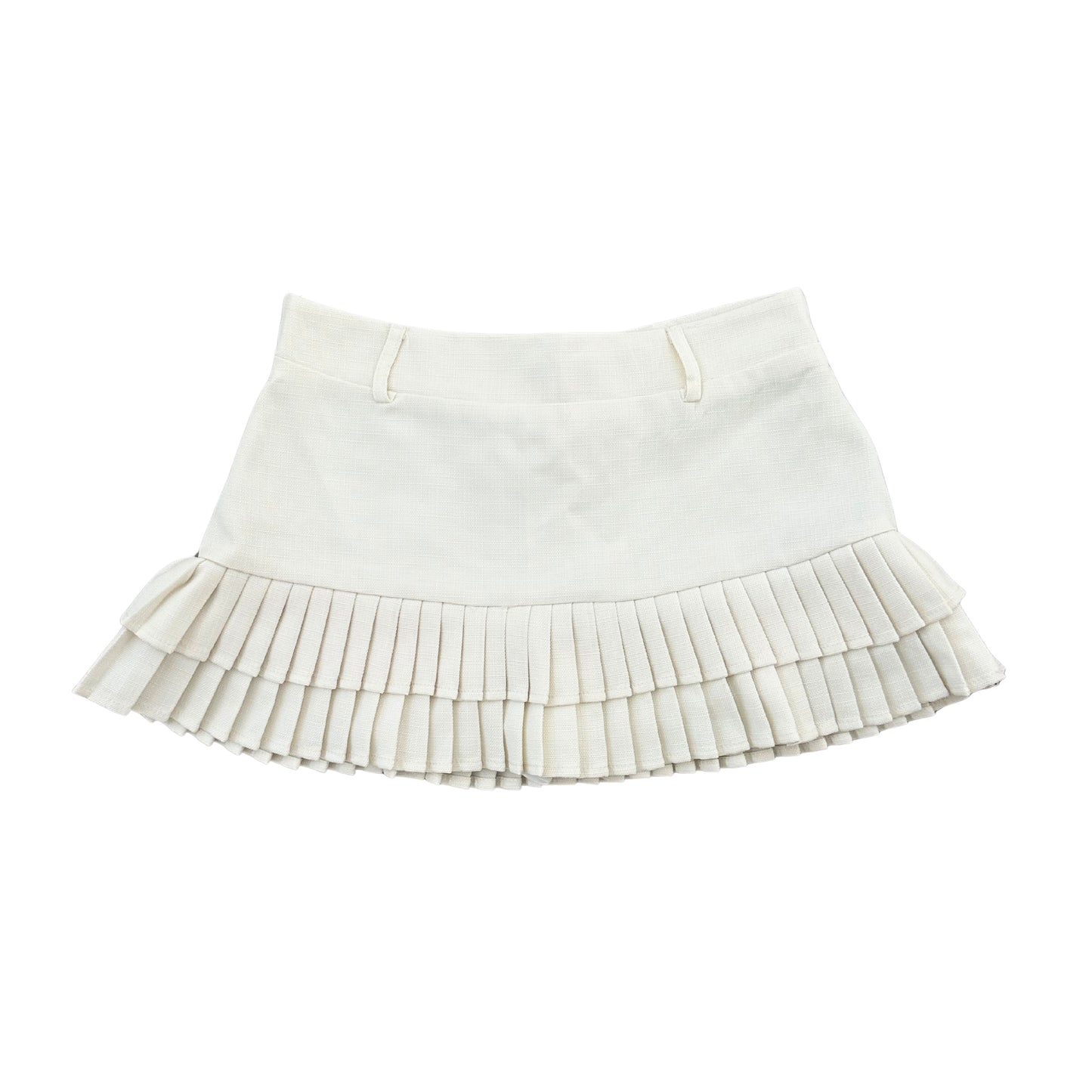 The Vanilla Pleated Skort