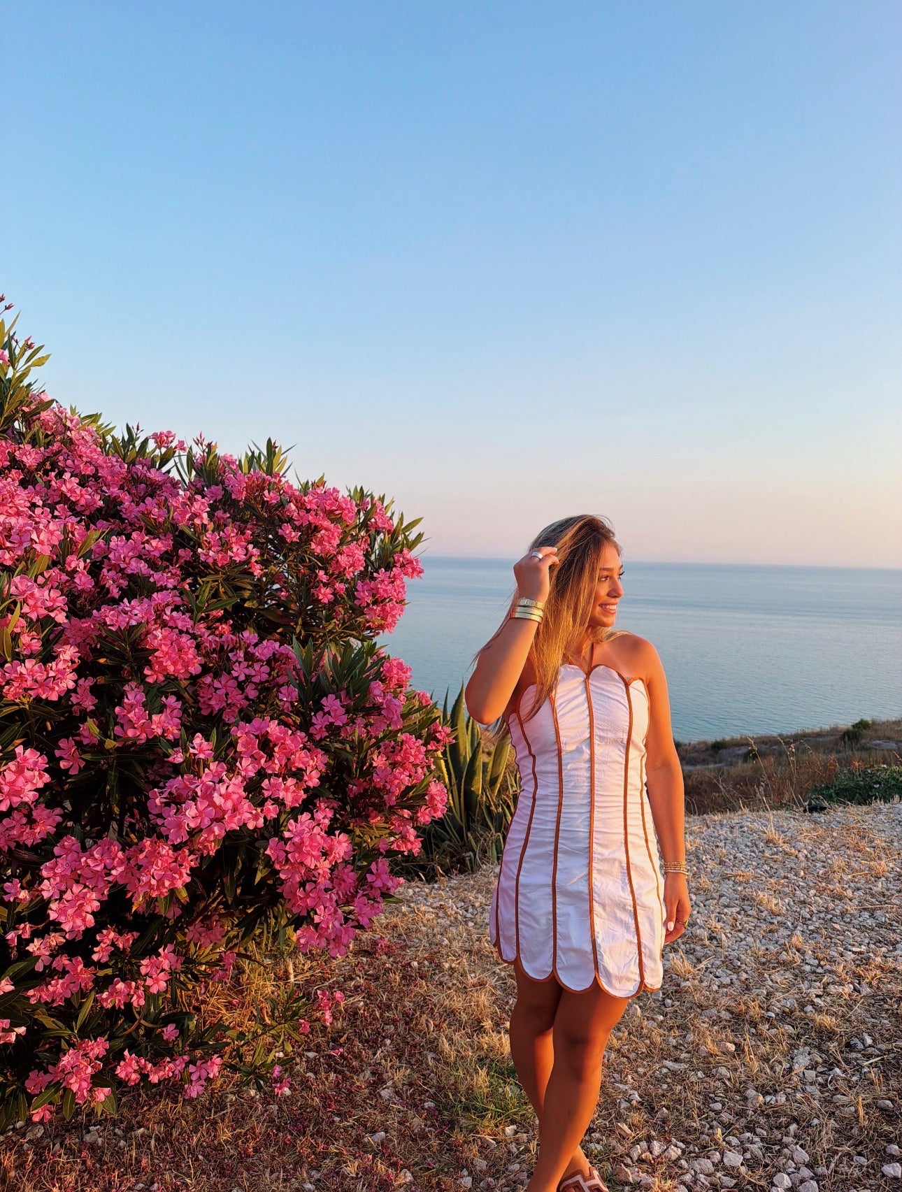 The White Scallop Dress