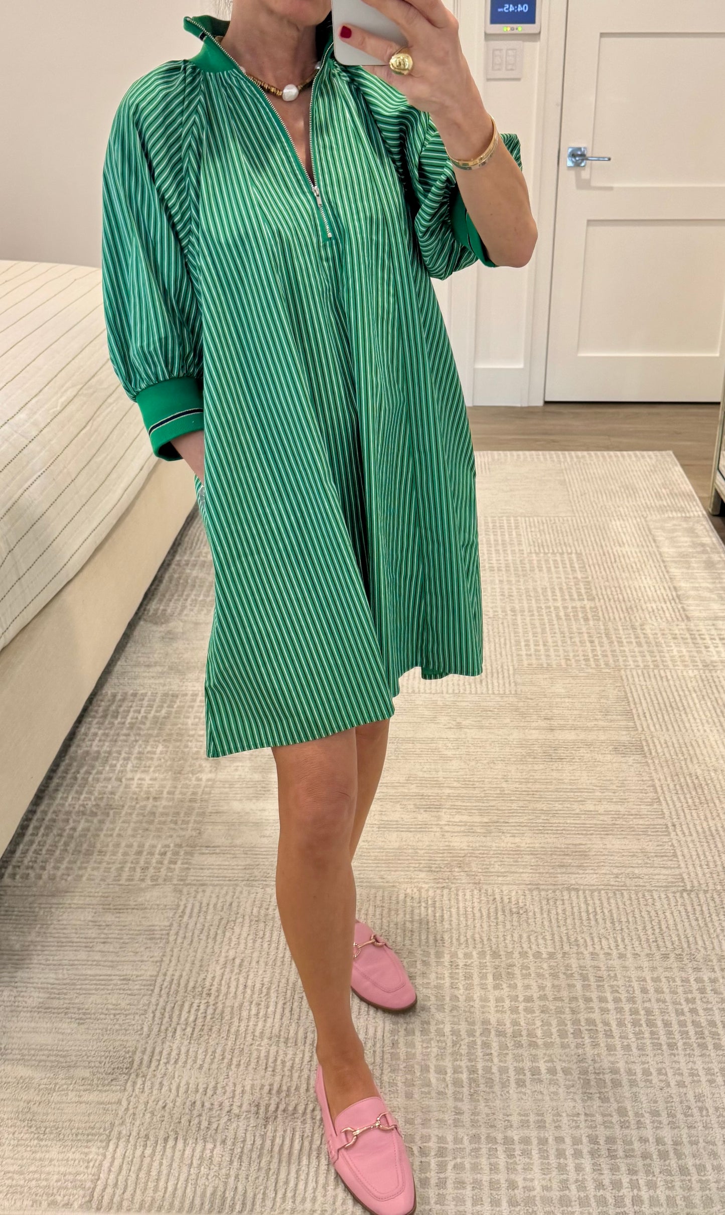 The Sutton Harbor Green Dress