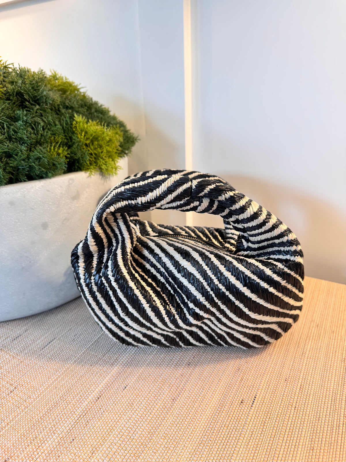 The Zebra Woven Bag