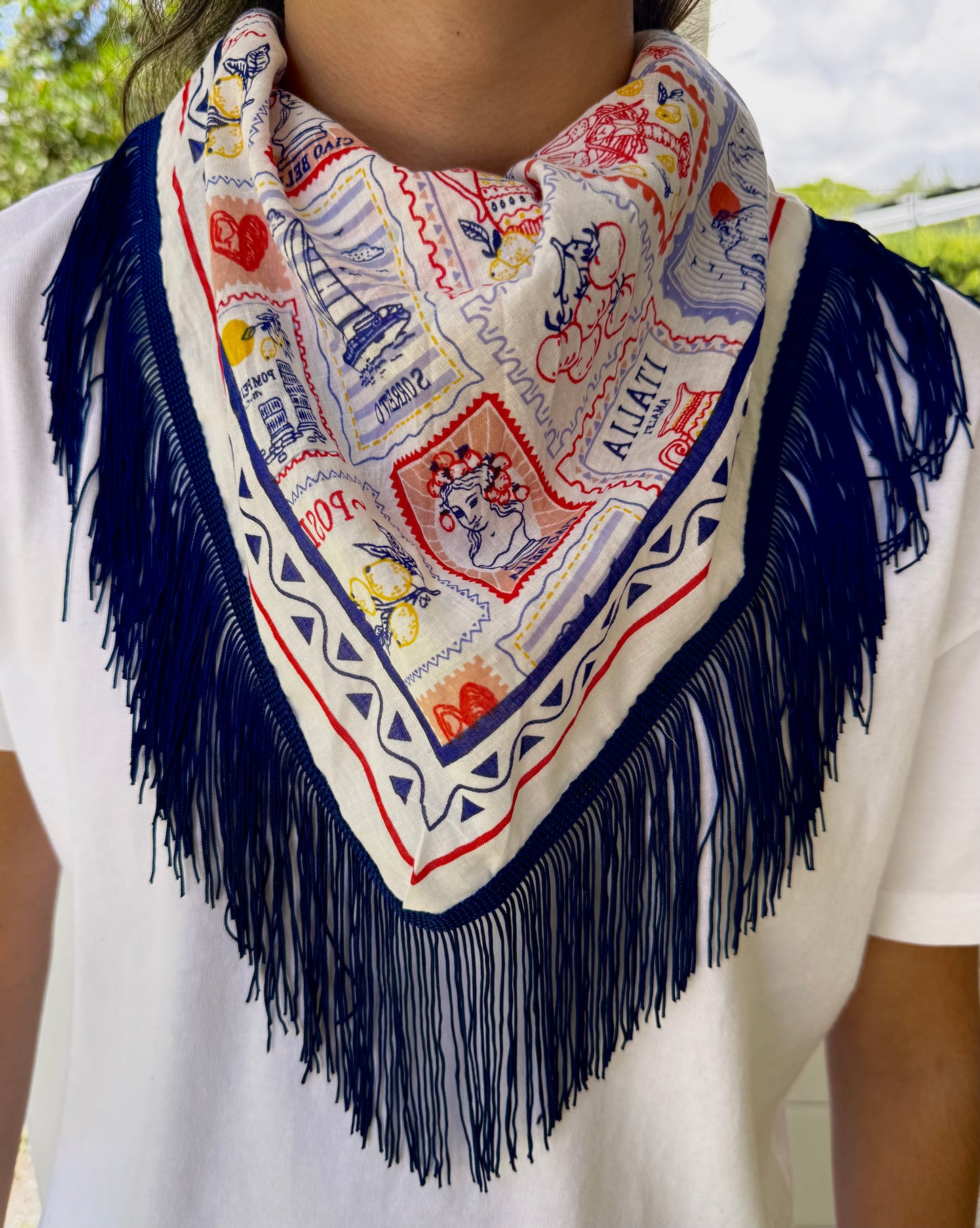 The Amalfi Fringe Scarf