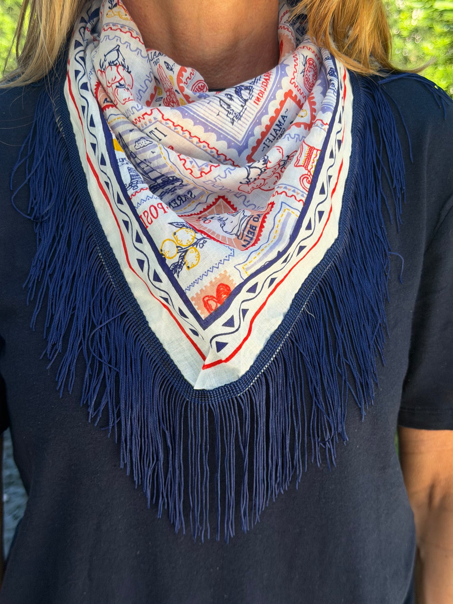 The Amalfi Fringe Scarf