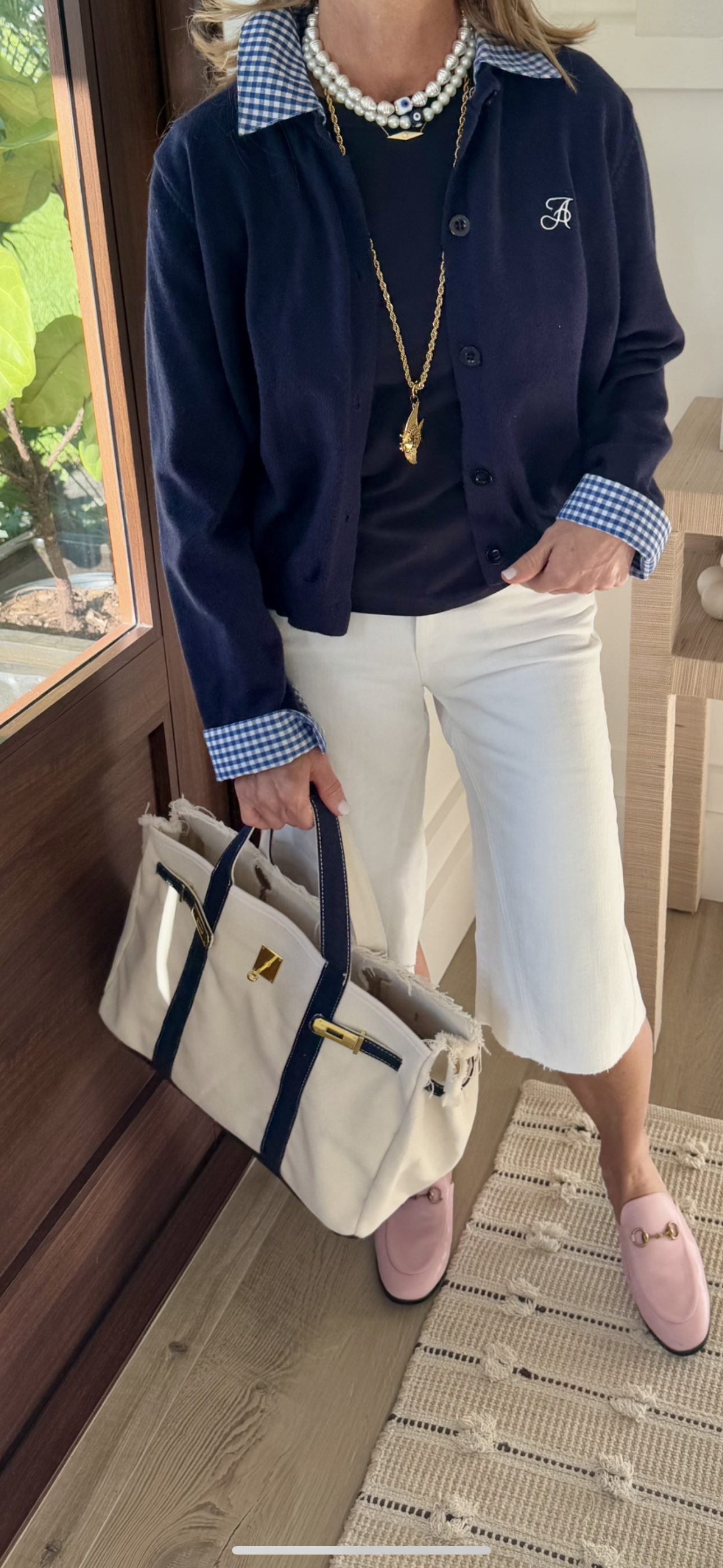 The Navy Urban Birkin Tote