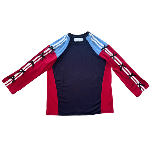 Ribbon Play Colorblock Top