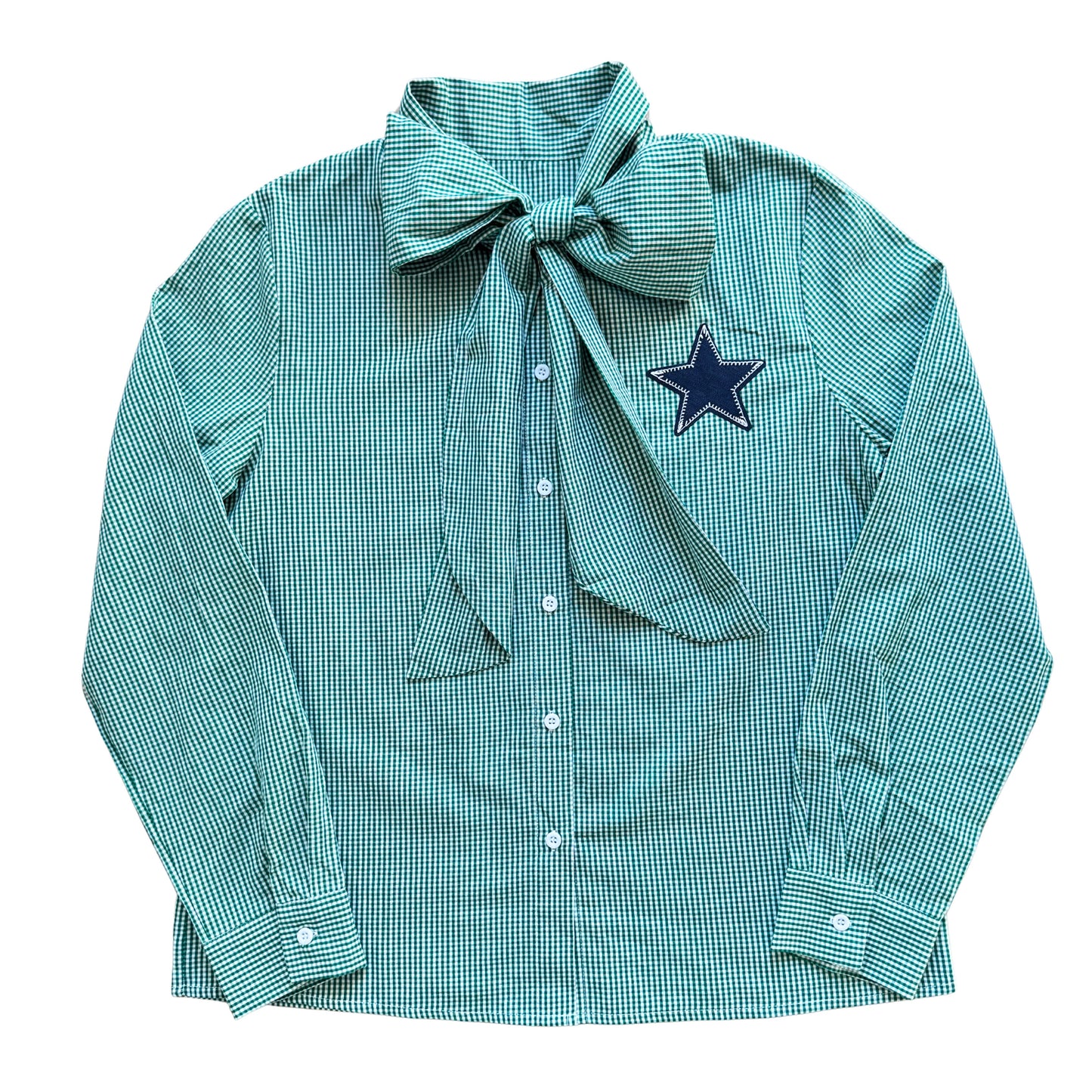 The Alessandra Green Blouse