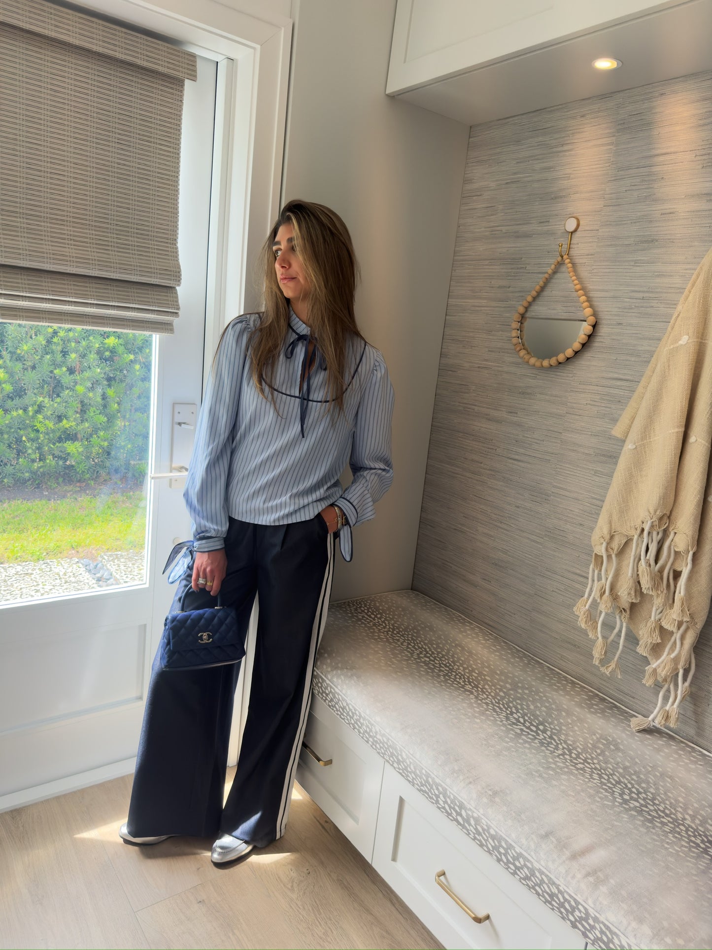 The Denim Track Luxe Trouser