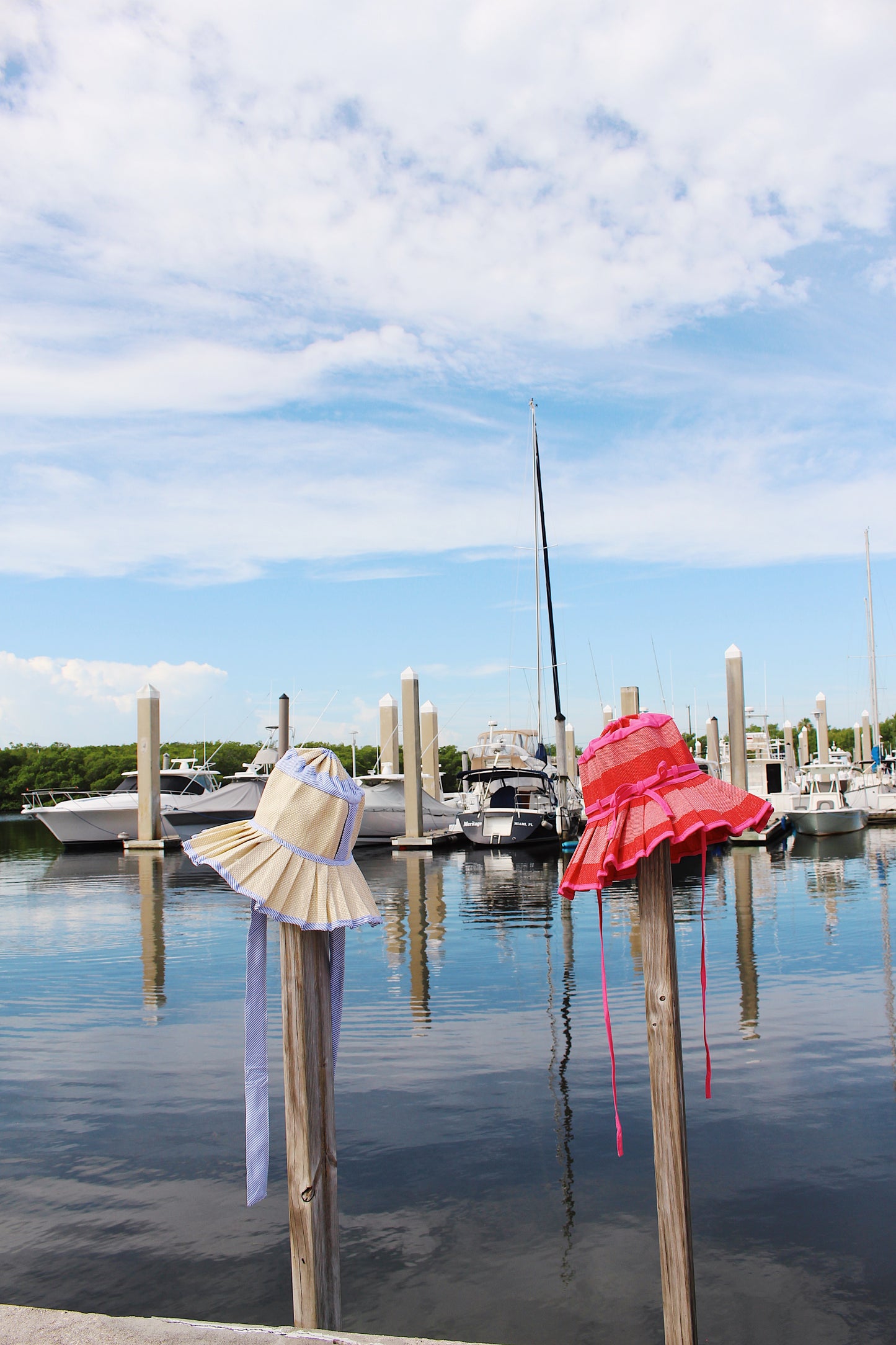 The Marina Pleated Sun Hat