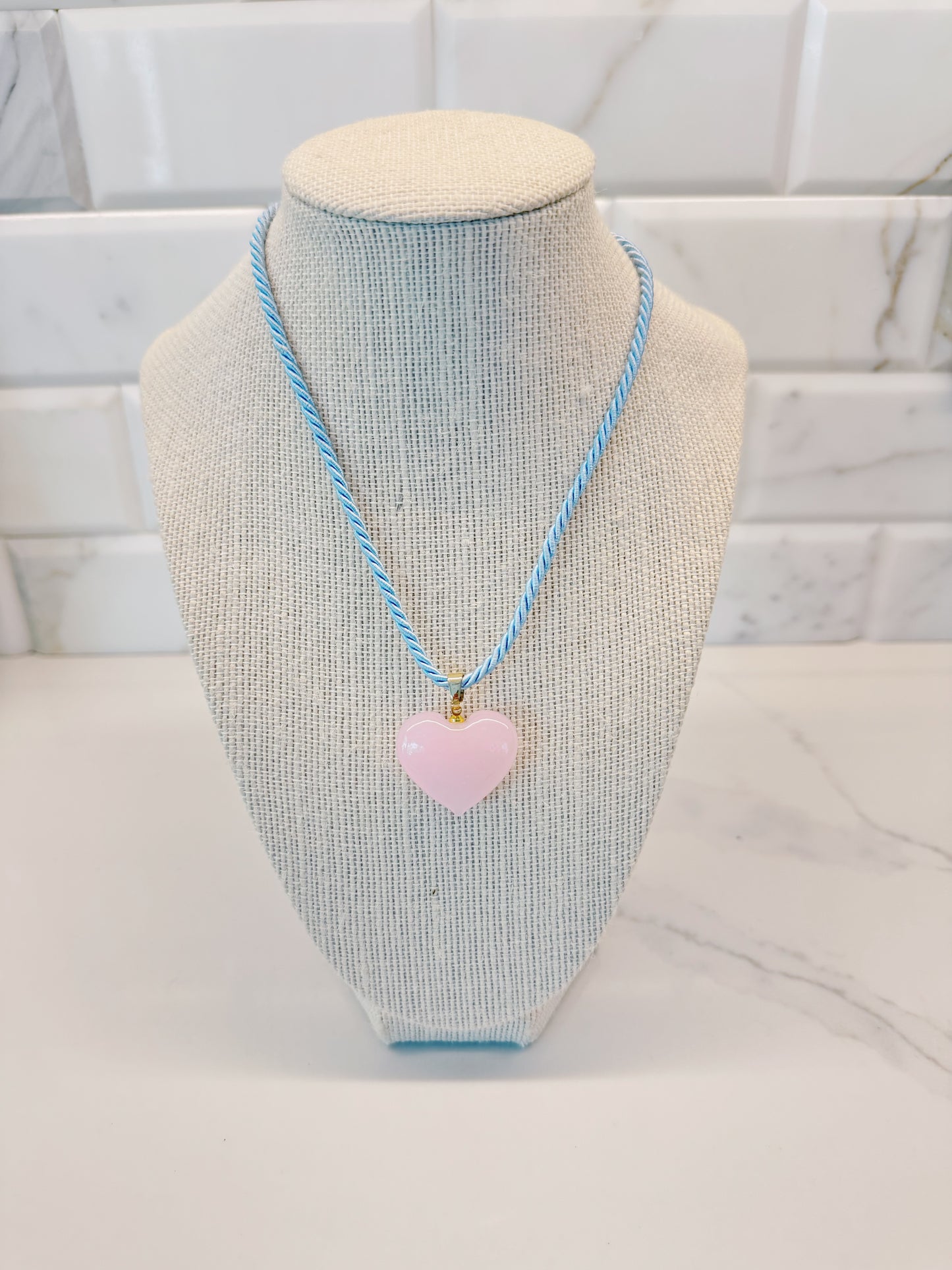 Candy Hearts Rope Necklace
