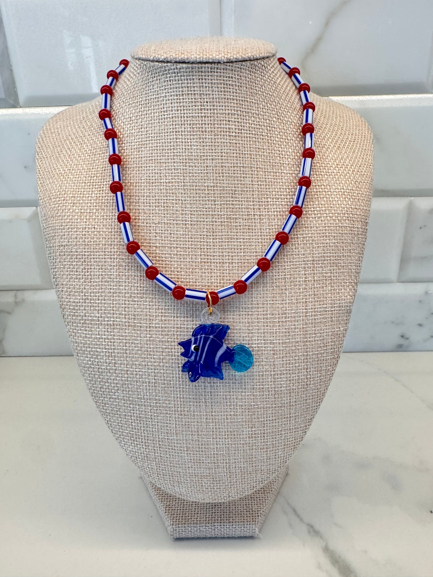 The Glass Clown Fish Necklace