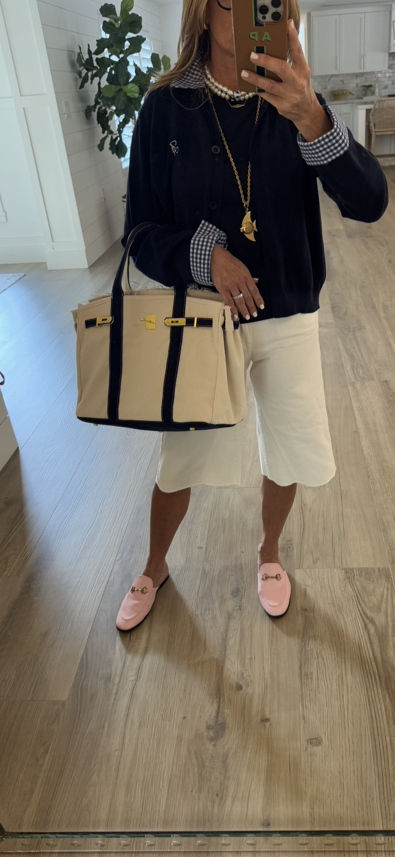 The Navy Urban Birkin Tote