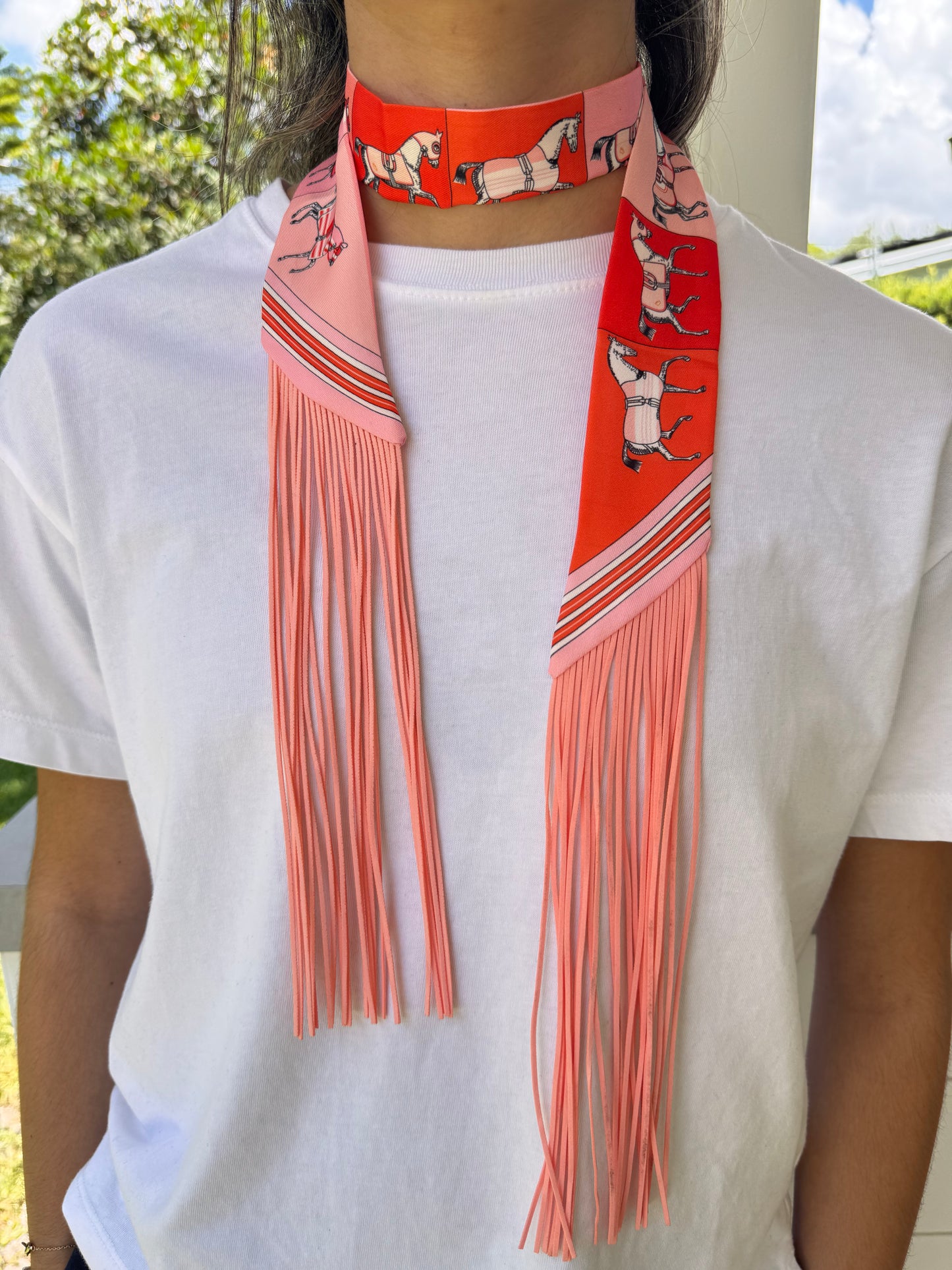 The Fabulous Fringe Twilly Scarf