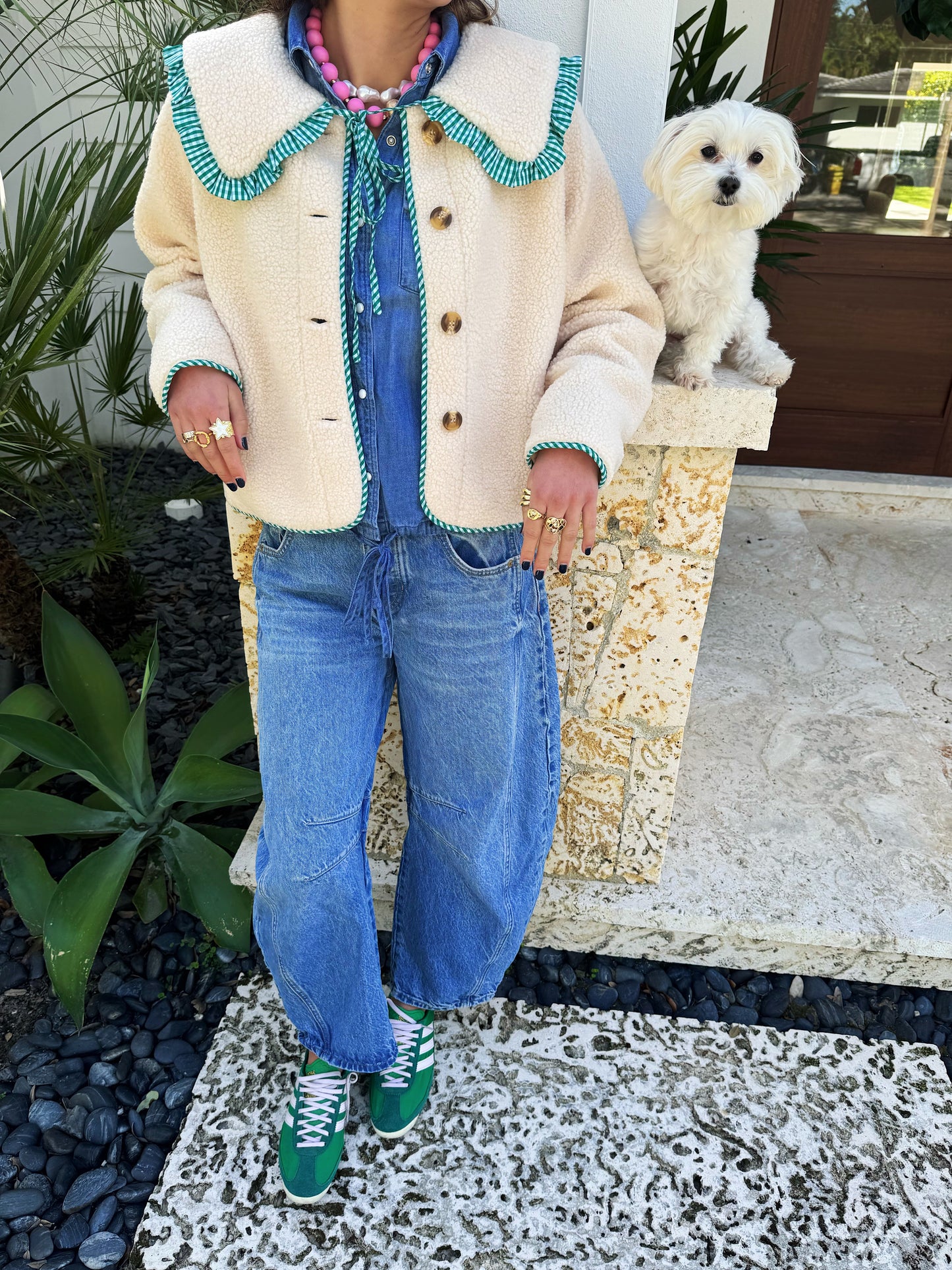 The Green Cottage Sherpa Coat