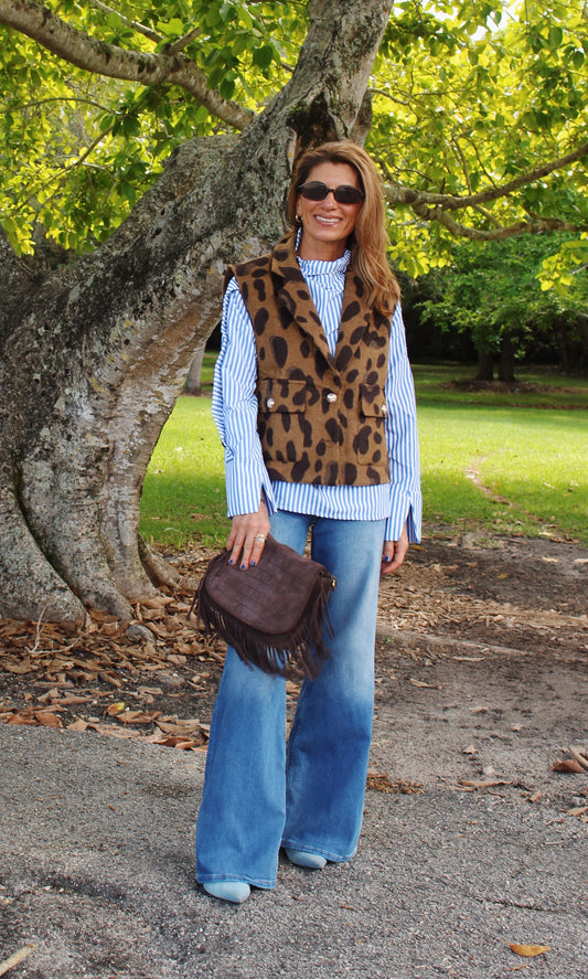 The Wild Side Leopard Vest