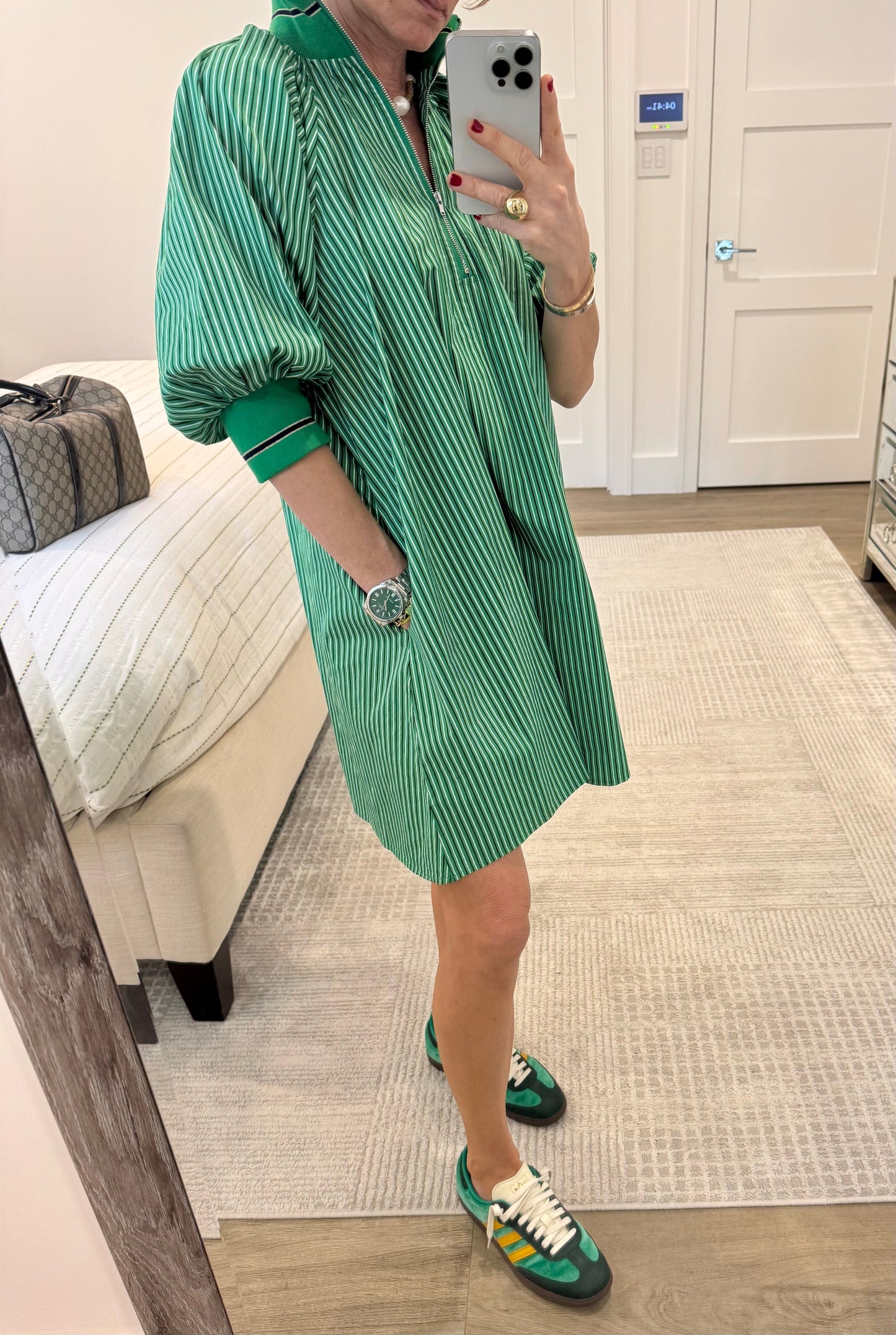 The Sutton Harbor Green Dress