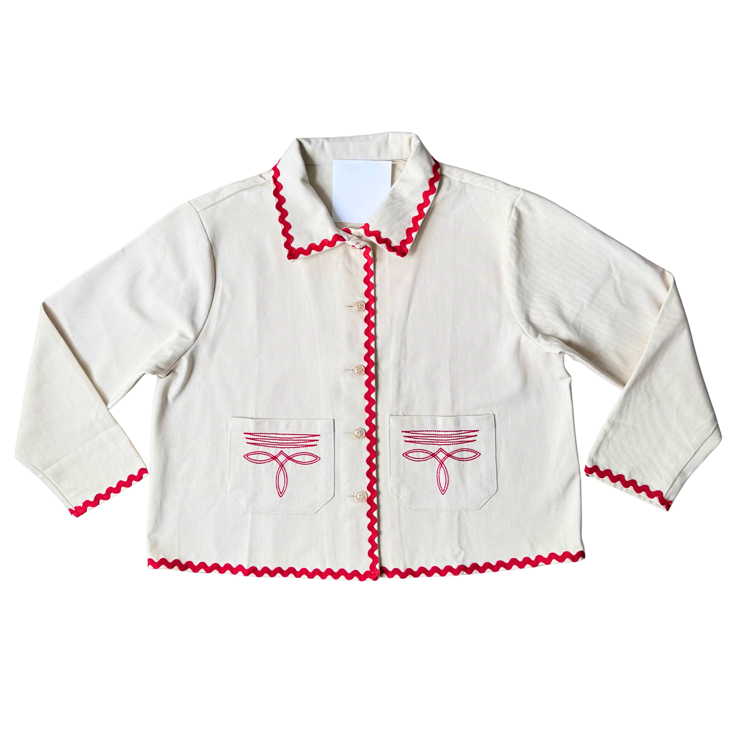 The Maison Ribbon Trim Jacket