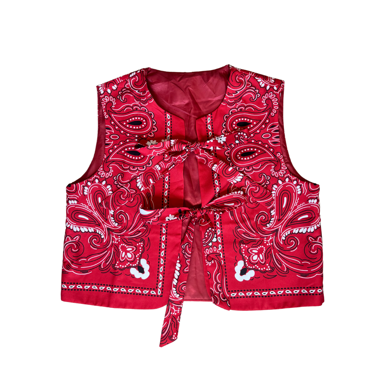 The Double Bow Bandana Vest