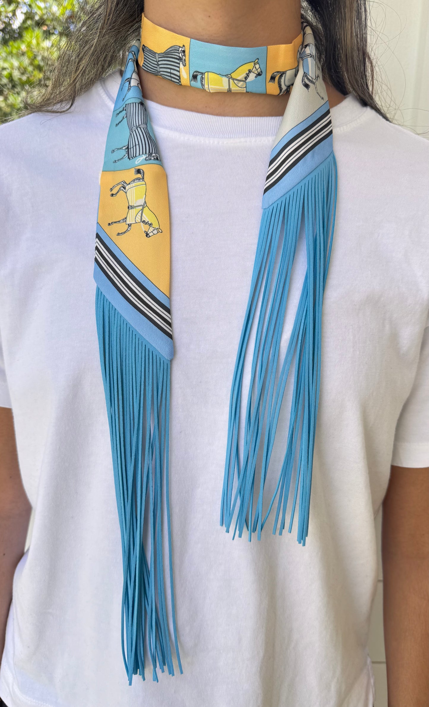 The Fabulous Fringe Twilly Scarf