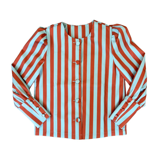 The Strada Sea-foam Blouse
