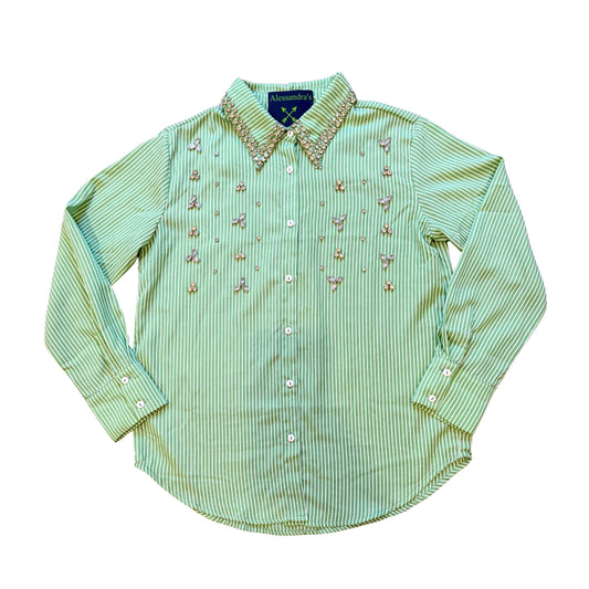 The Green Gleam Blouse