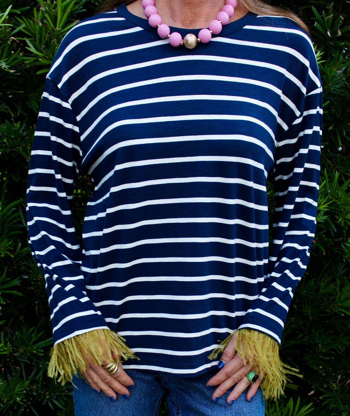The Mariner Feather Cuff T-Shirt