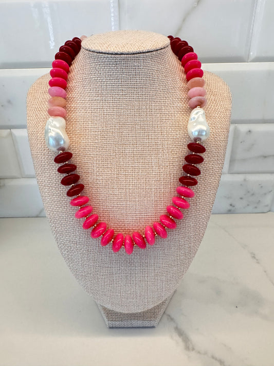 The Pink Sands Beaded Necklace