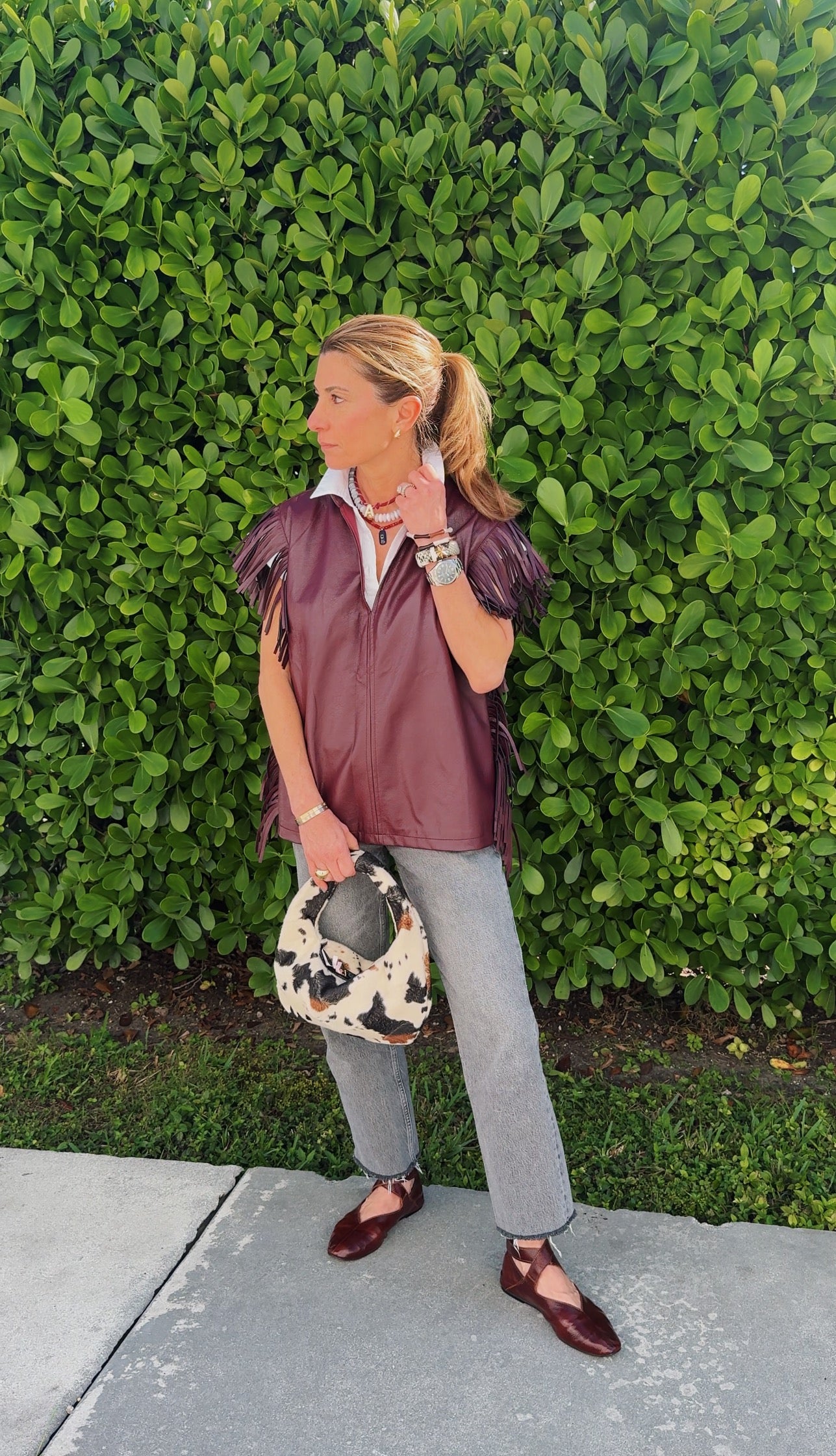 The Bordeaux Fringe Top