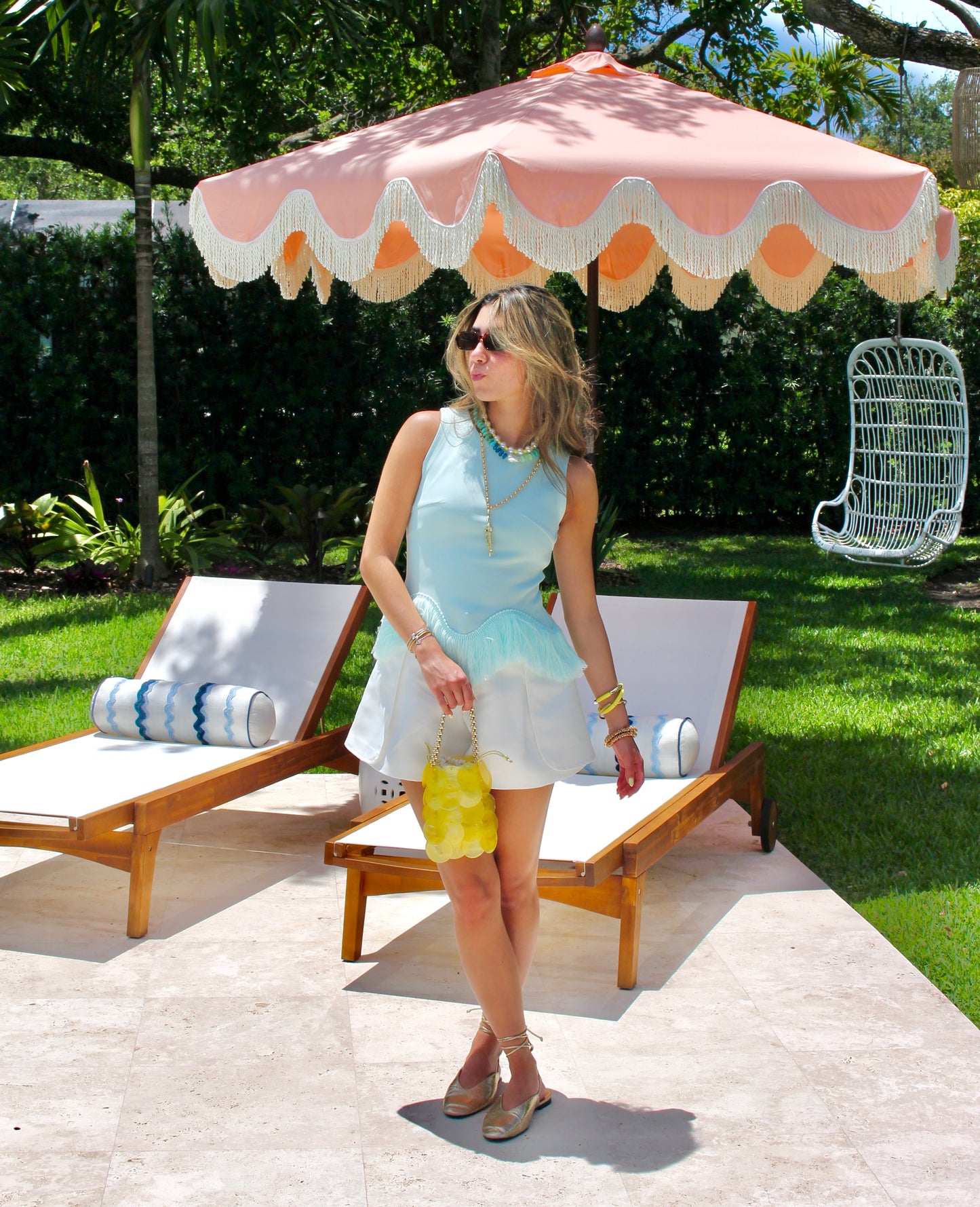 The Seafoam Fringe Top
