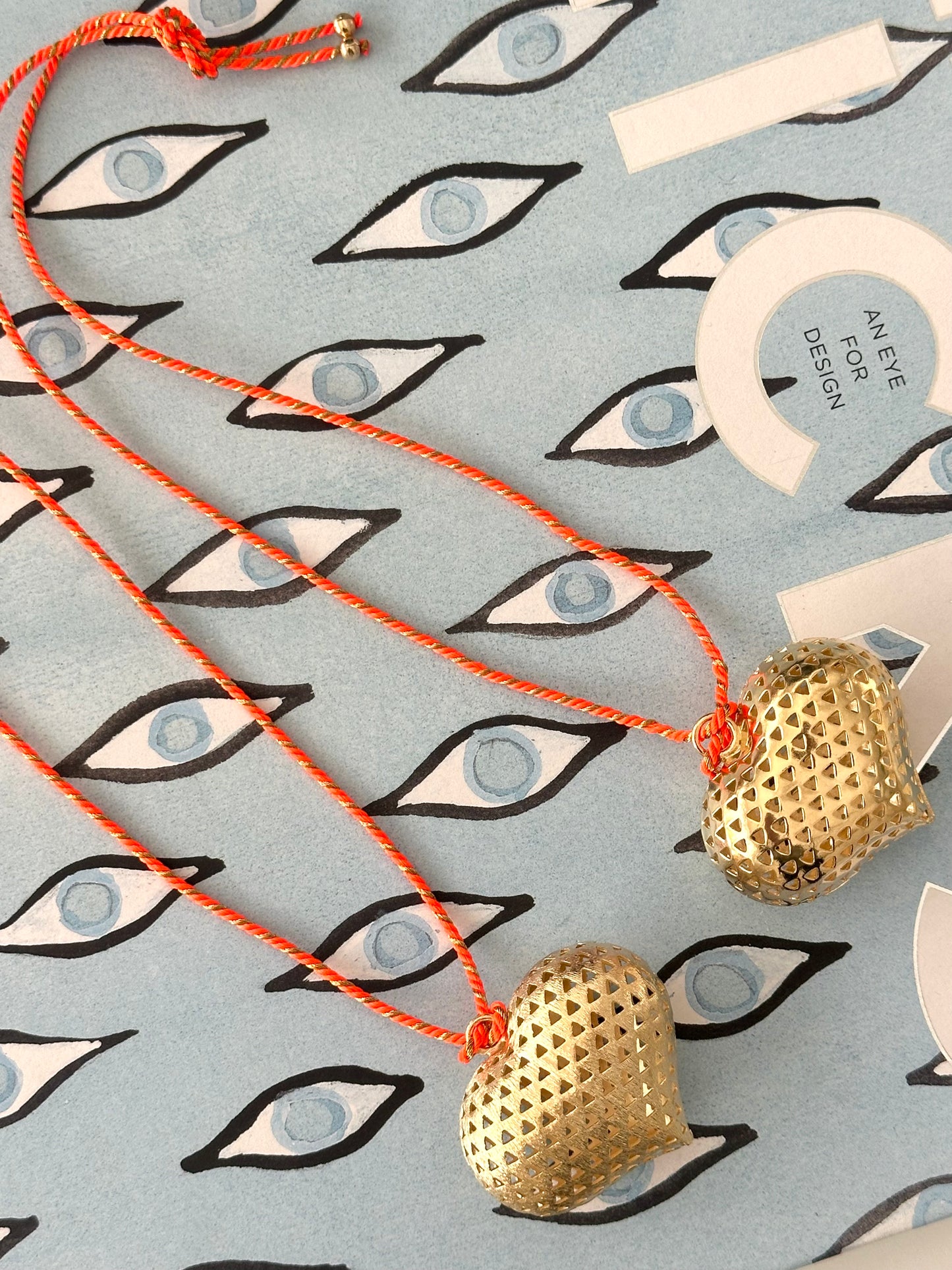 The Honeycomb Heart Necklace