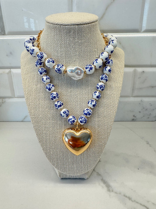 The Porcelain Single Pearl Necklace
