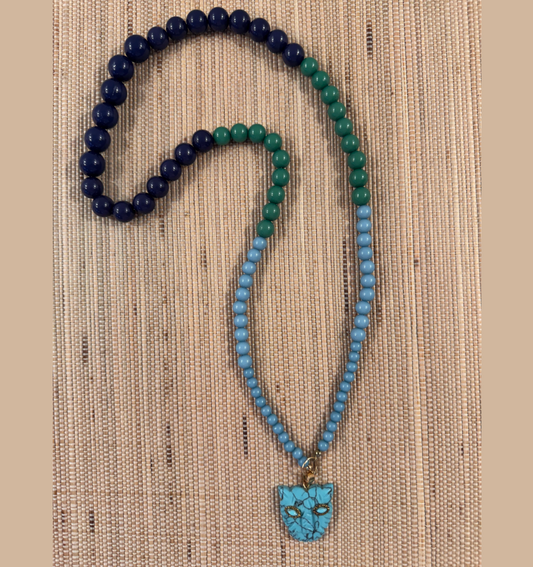 The Coastal Beaded Muse Necklace