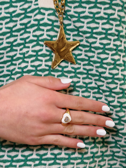 The Sweetheart Sparkle Ring