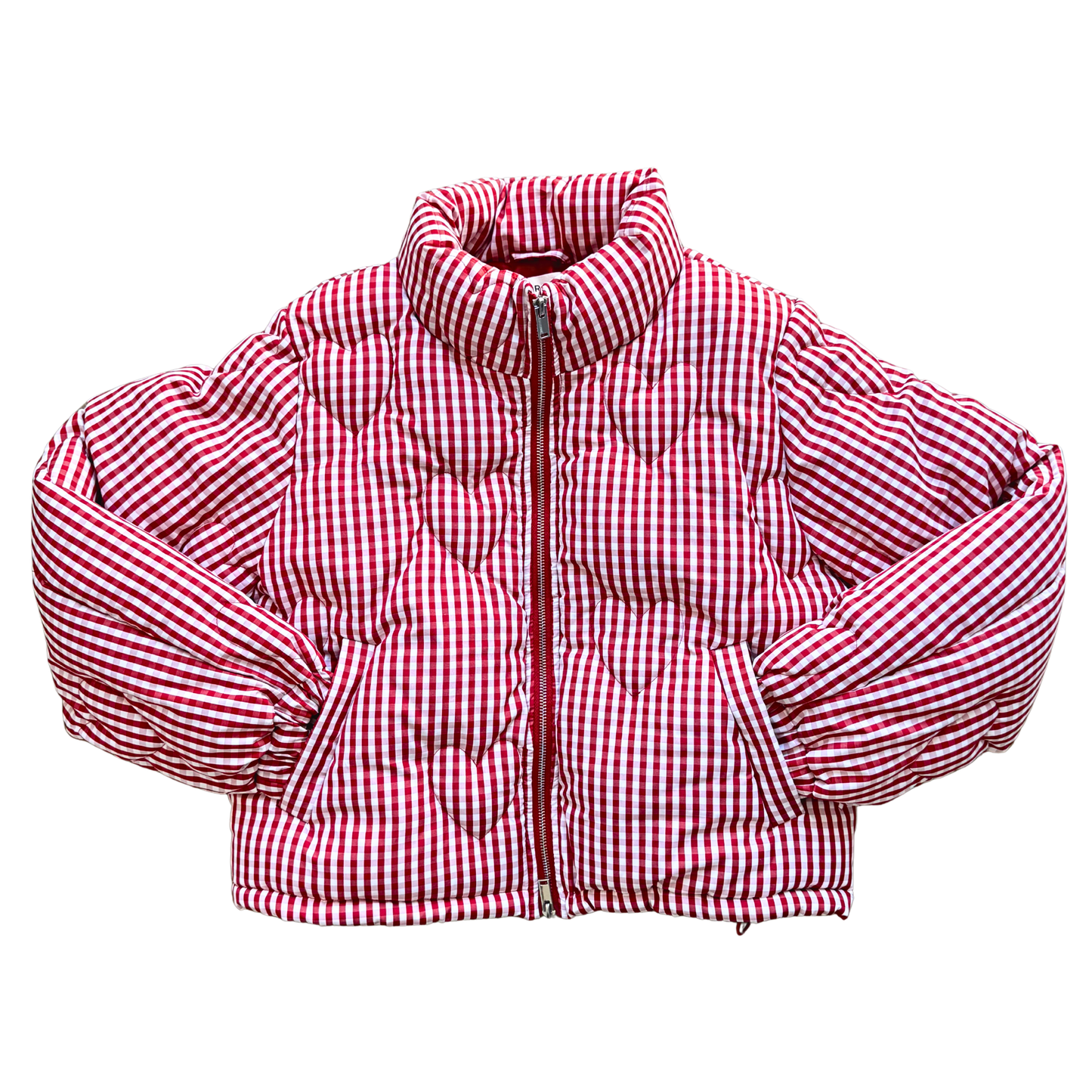 Gingham Heart Puffer